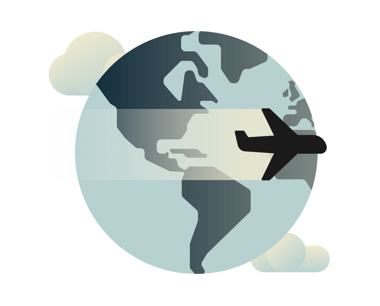 Fly flyr over hele verden.