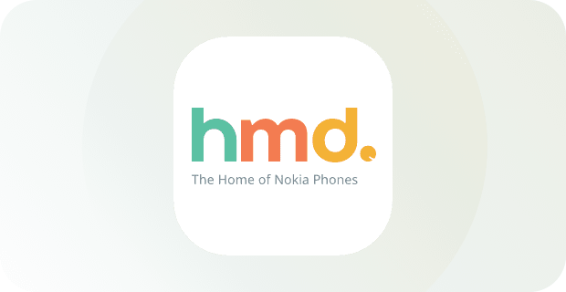 HMD Global logo on a white background