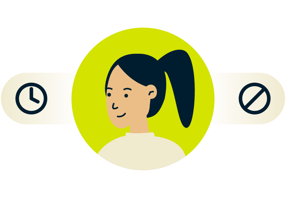 Protezione avanzata Controllo genitori illustrazione funzionalità Tempi di accesso a internet