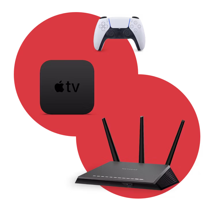 Stream on Apple TV and game consoles with ExpressVPN for routers.