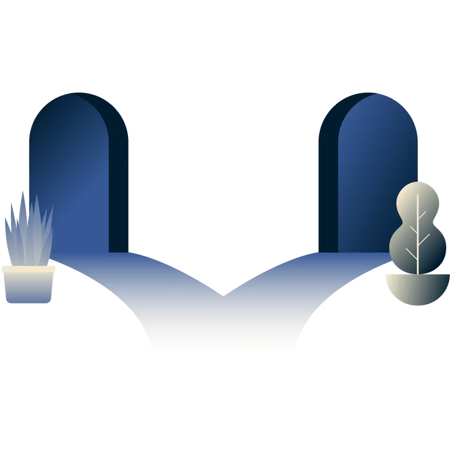 Visualisatie van TrustedServer-technologie